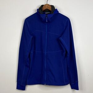 Black Diamond Jacket Womens Large Purple Polartec Fleece Hoodie Coefficient